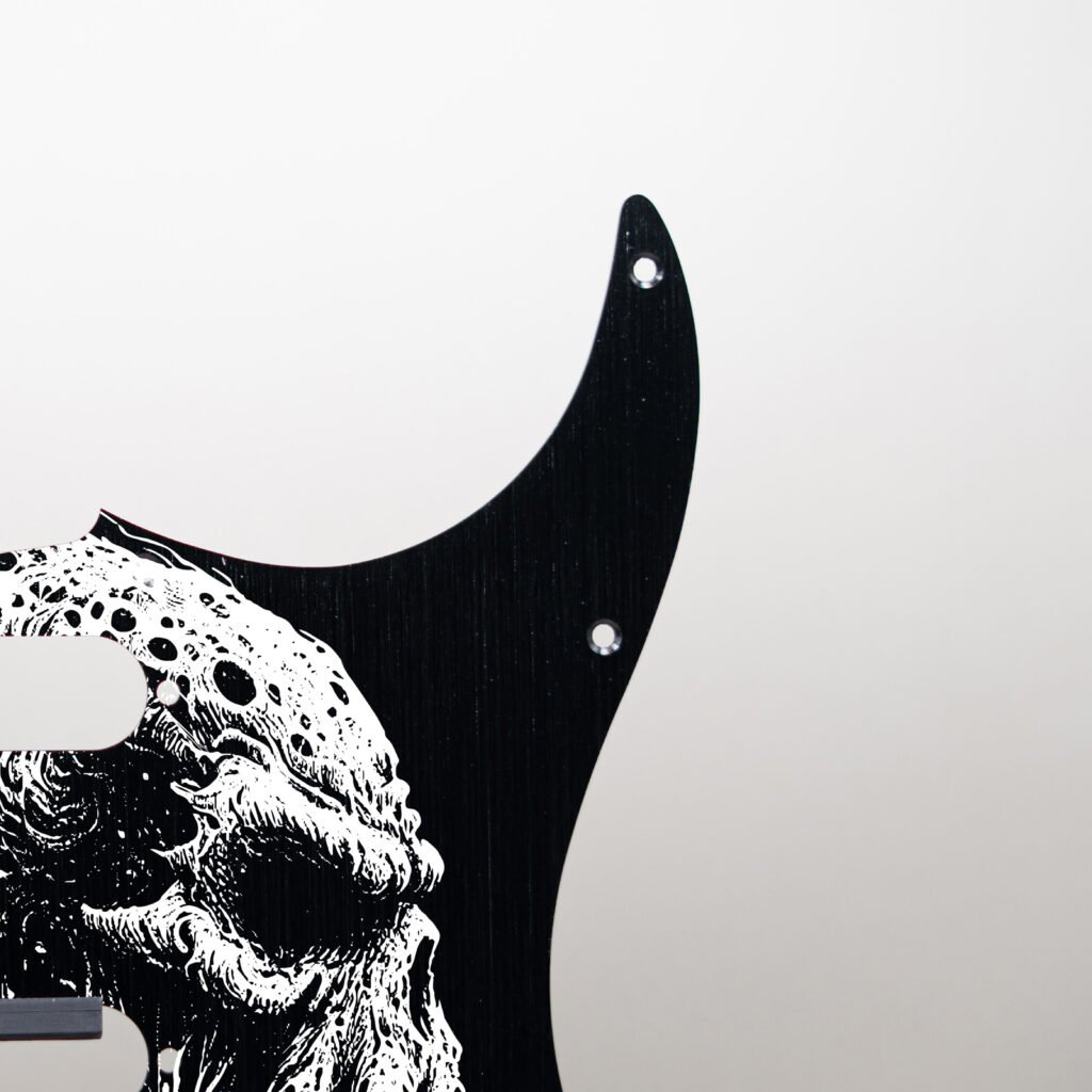 aztec death priest metal stratocaster pickguard (copy)