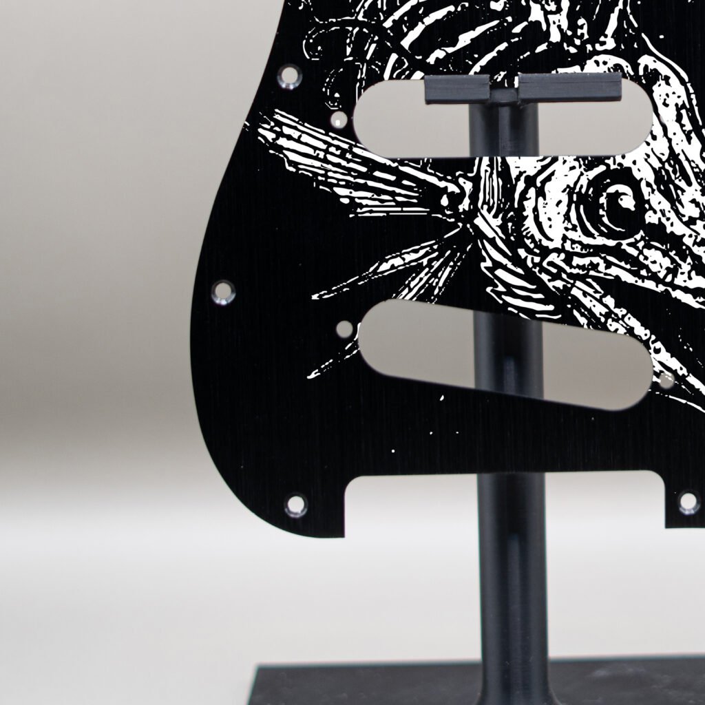 aztec death priest metal stratocaster pickguard (copy)
