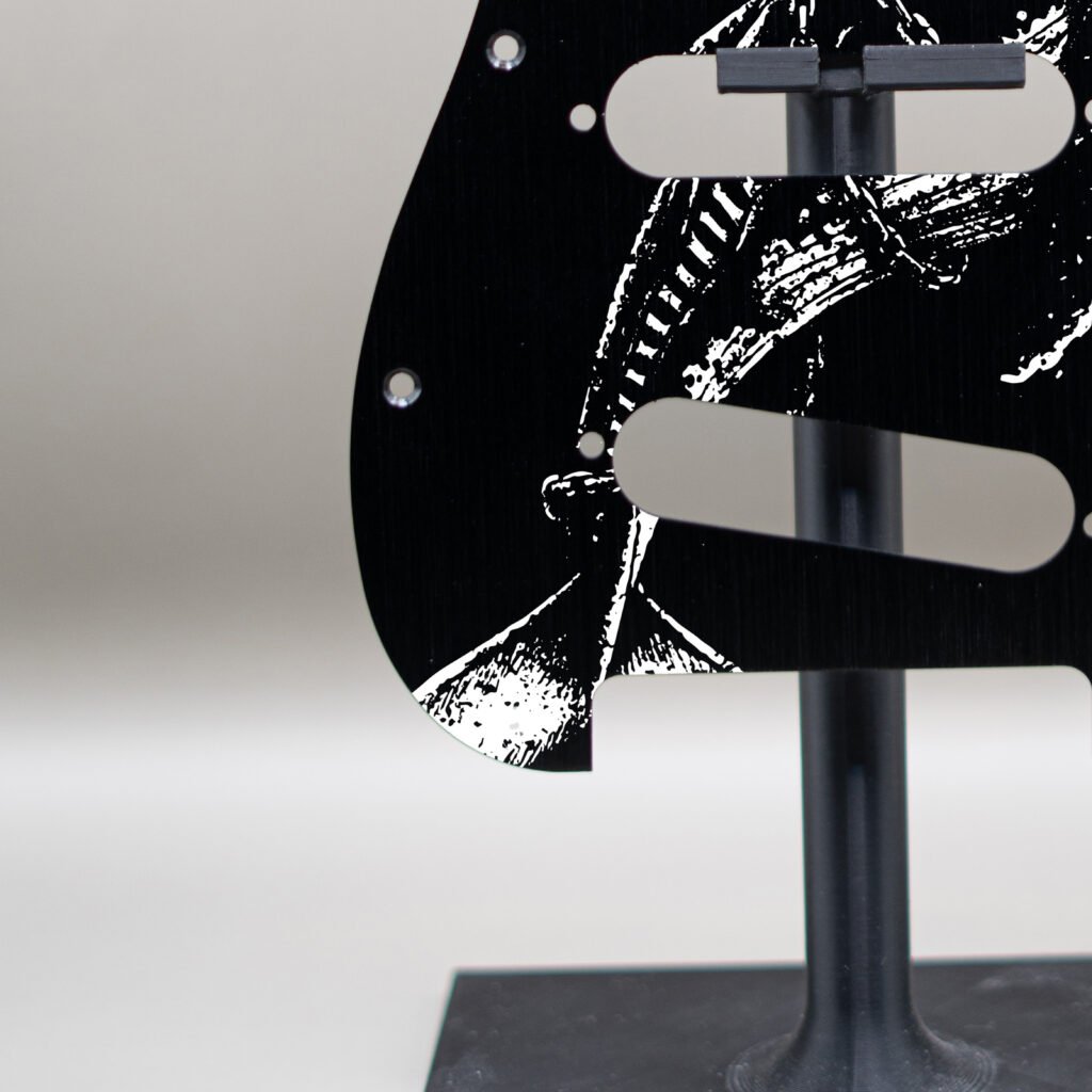 aztec death priest metal stratocaster pickguard (copy)