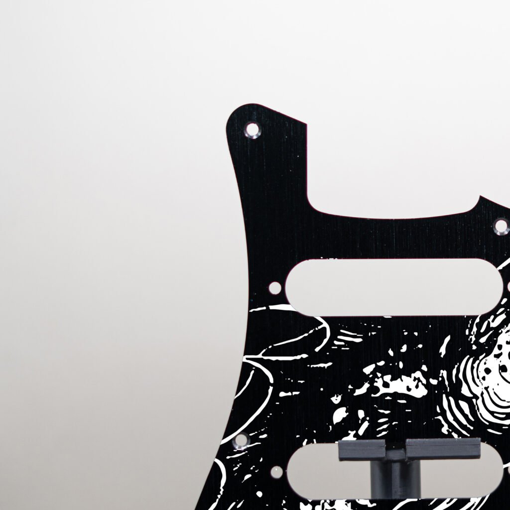 aztec death priest metal stratocaster pickguard (copy)