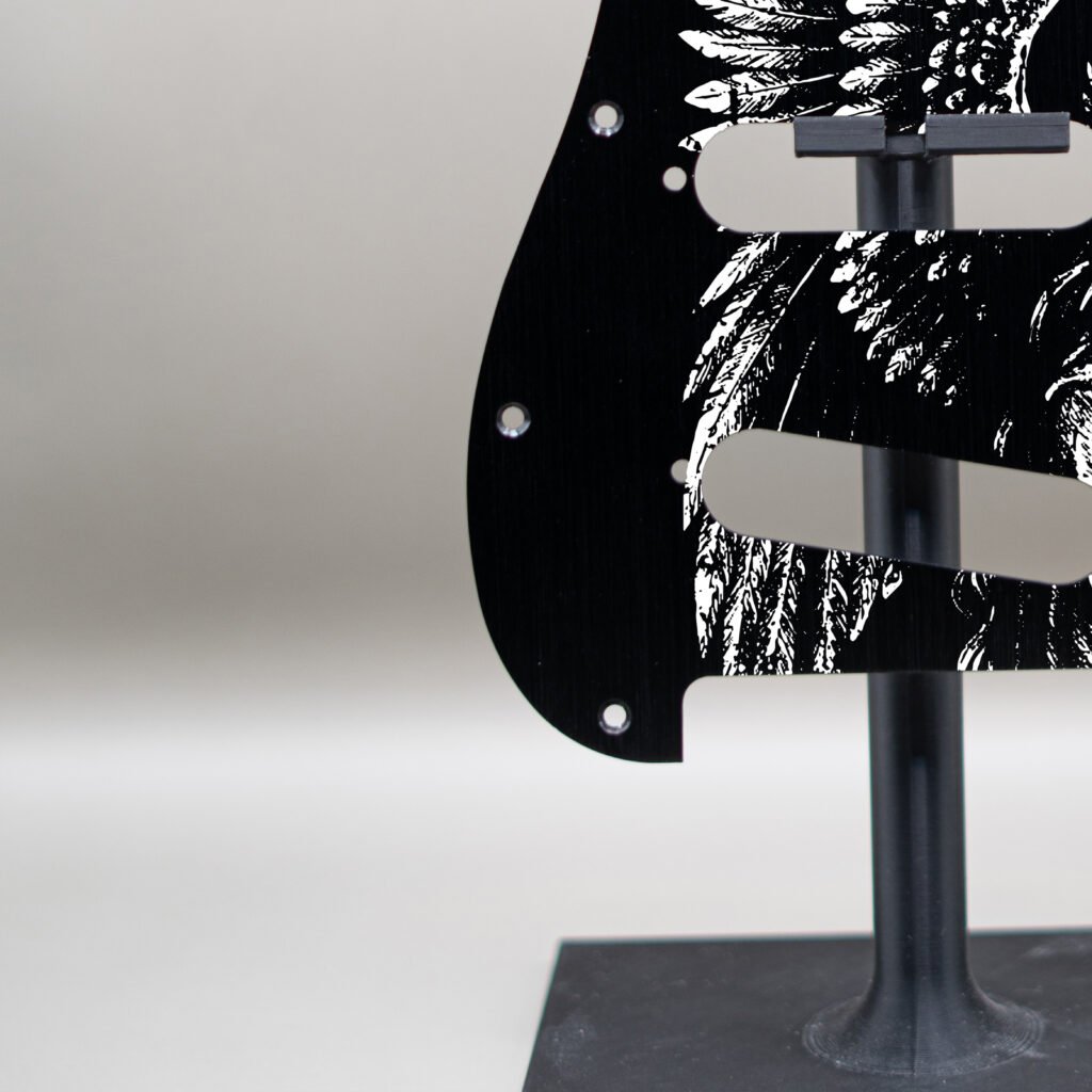 aztec death priest metal stratocaster pickguard (copy)