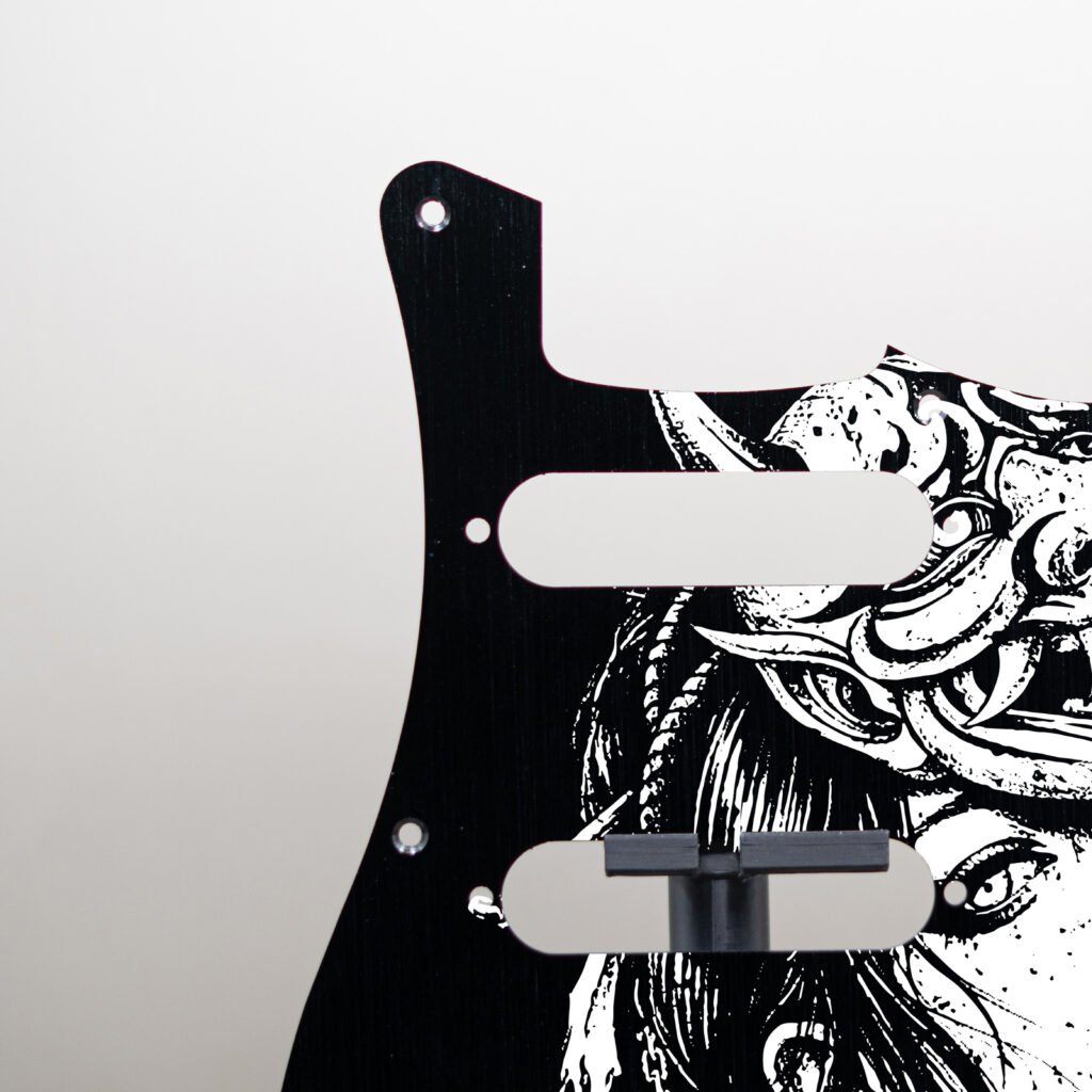 aztec death priest metal stratocaster pickguard (copy)