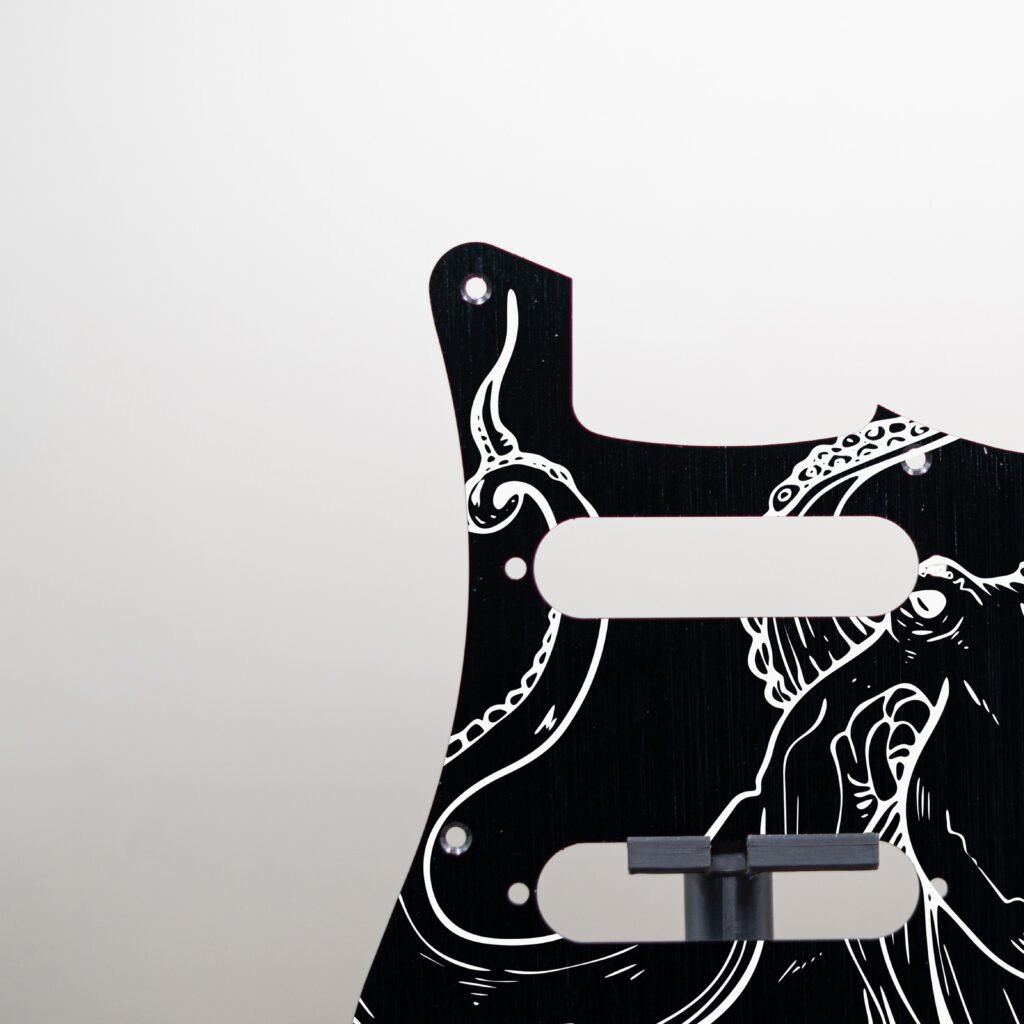aztec death priest metal stratocaster pickguard (copy)