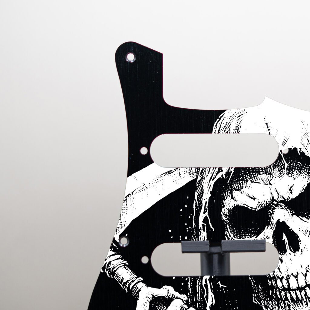 aztec death priest metal stratocaster pickguard (copy)