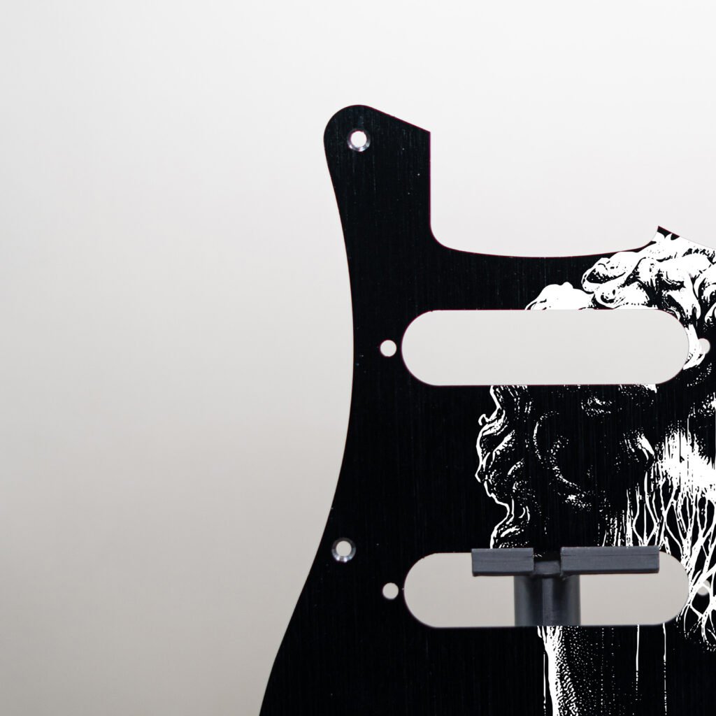 aztec death priest metal stratocaster pickguard (copy)