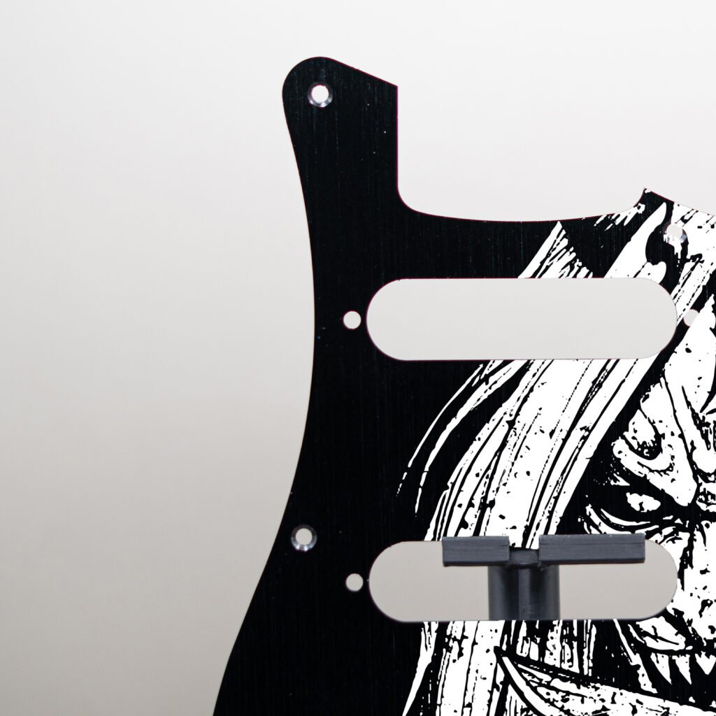 aztec death priest metal stratocaster pickguard (copy)