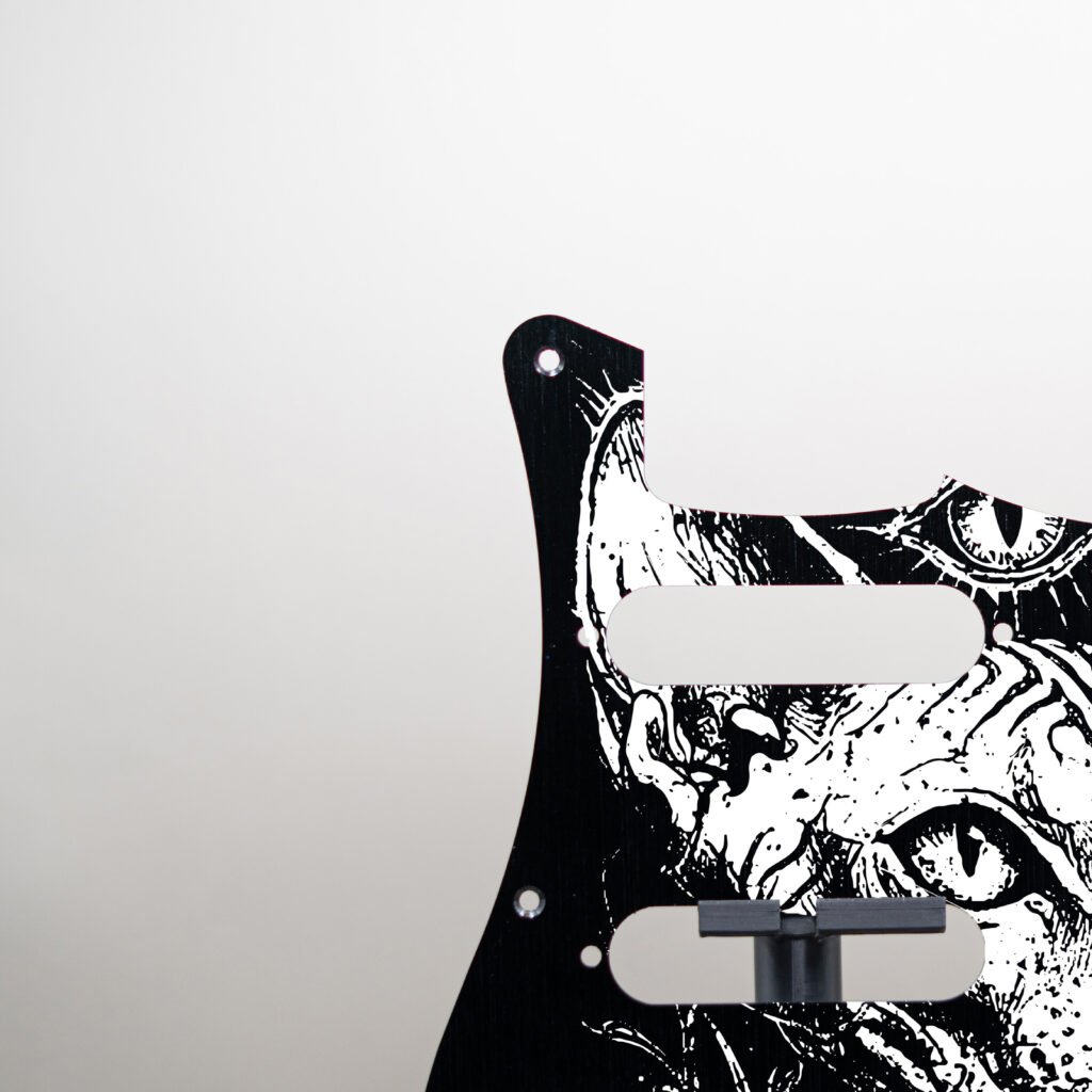 aztec death priest metal stratocaster pickguard (copy)