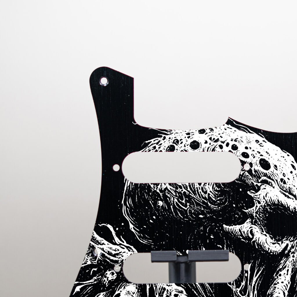aztec death priest metal stratocaster pickguard (copy)