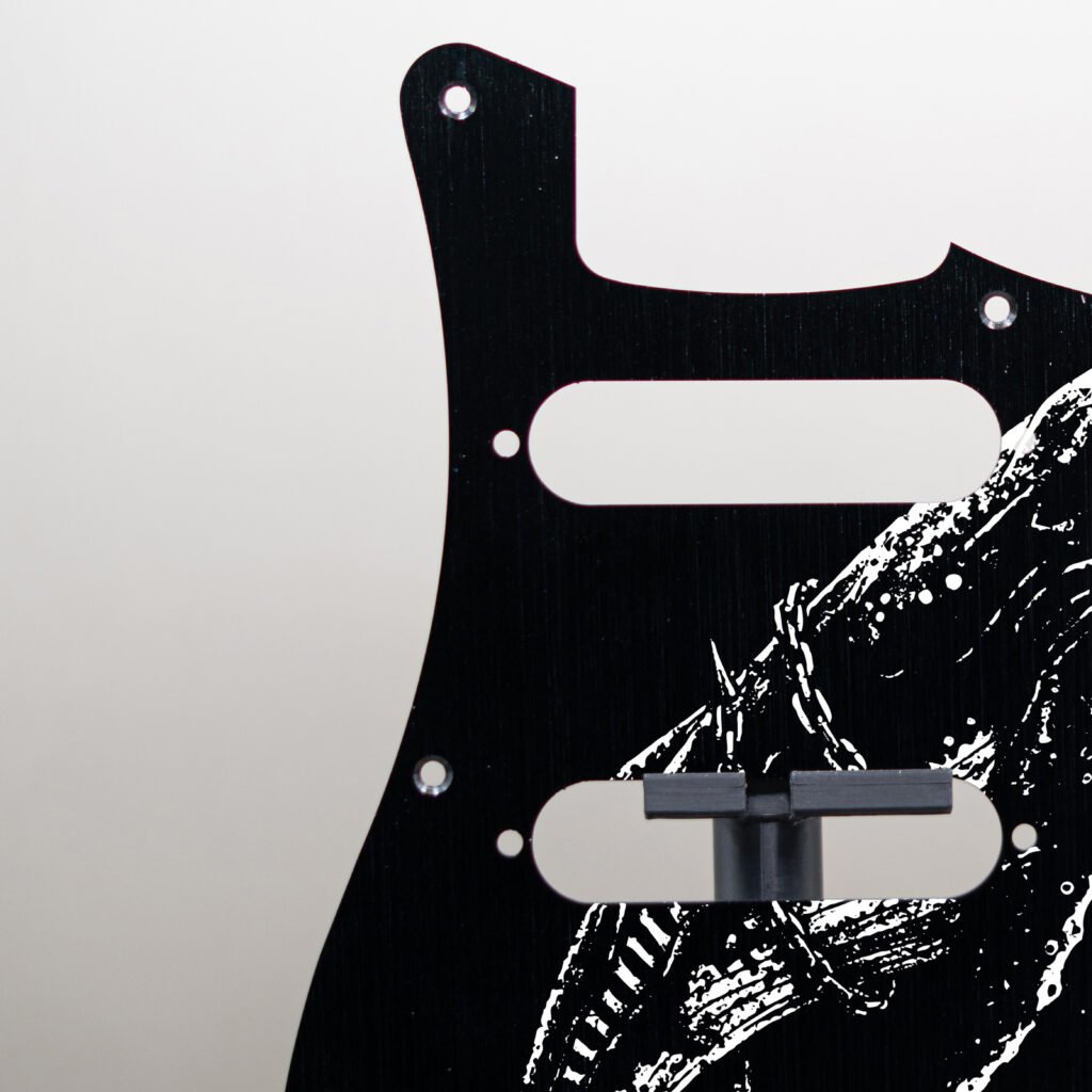 aztec death priest metal stratocaster pickguard (copy)
