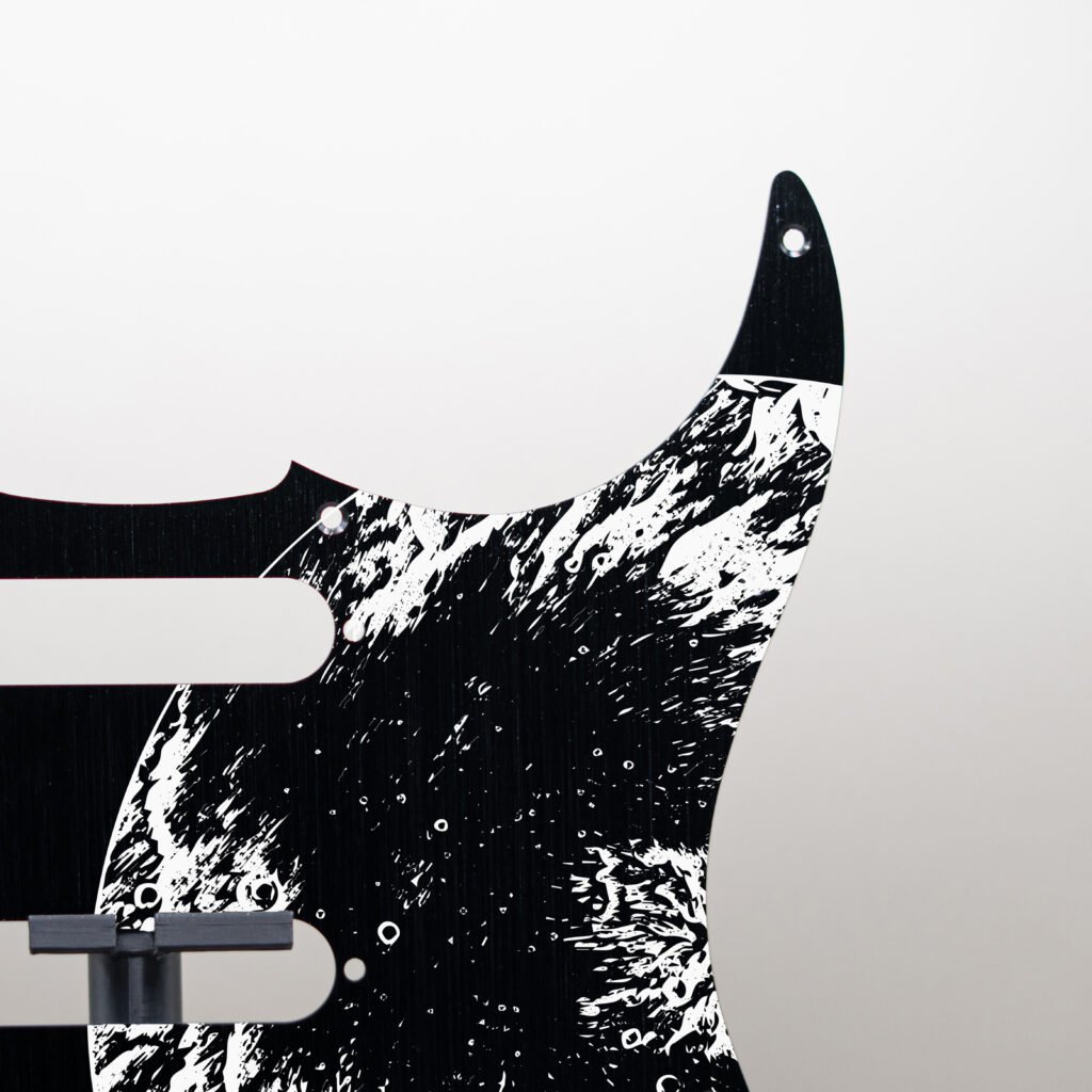 aztec death priest metal stratocaster pickguard (copy)