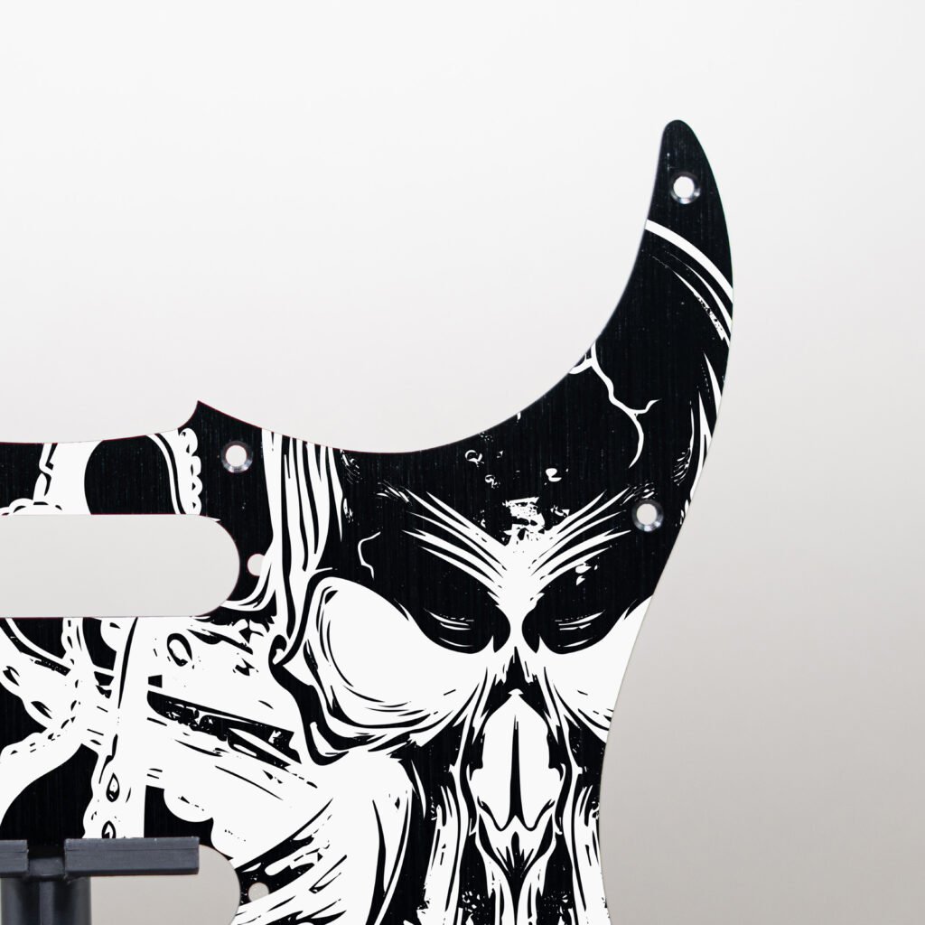 aztec death priest metal stratocaster pickguard (copy)