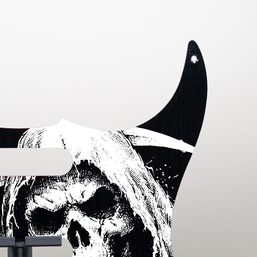 aztec death priest metal stratocaster pickguard (copy)