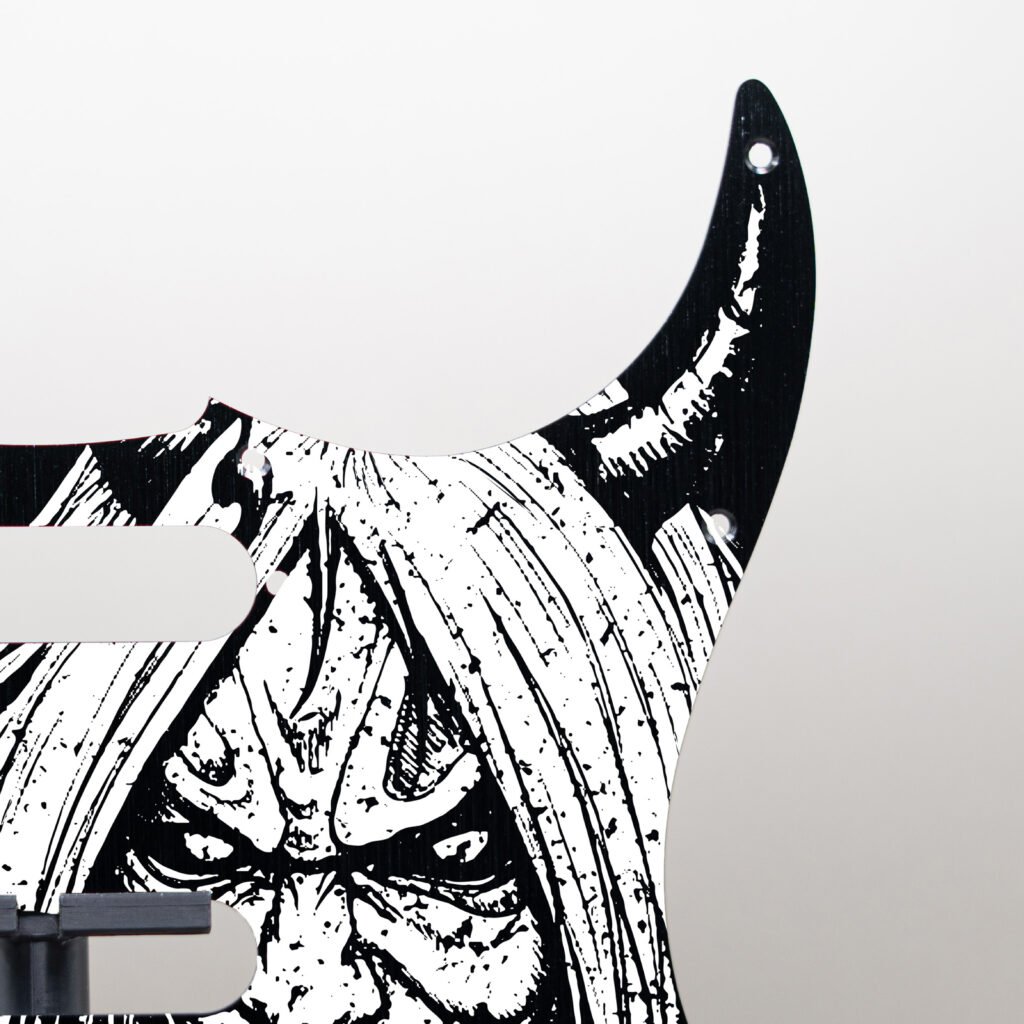 aztec death priest metal stratocaster pickguard (copy)
