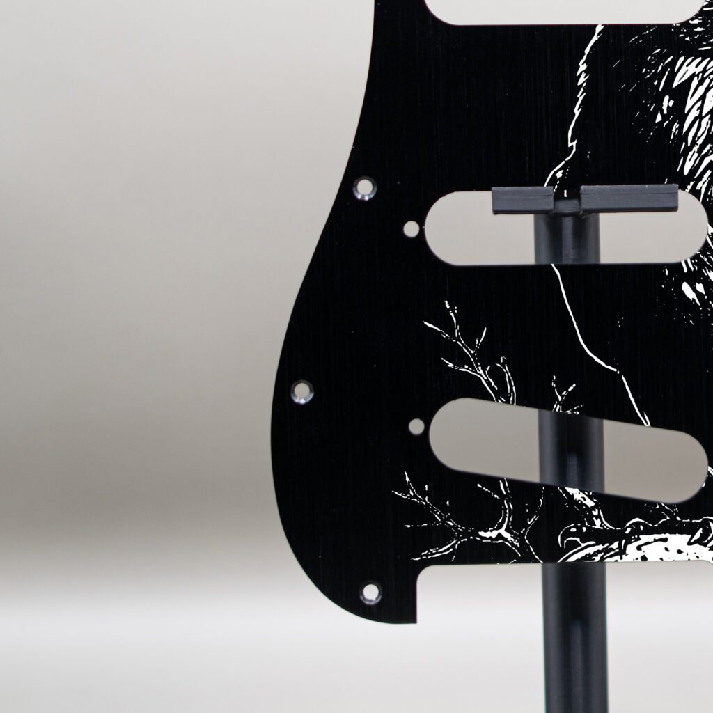 aztec death priest metal stratocaster pickguard (copy)
