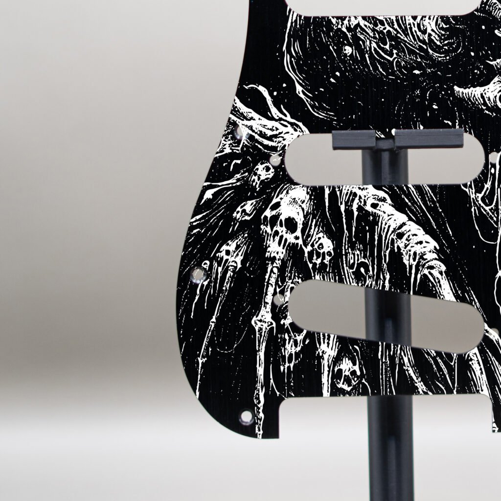 aztec death priest metal stratocaster pickguard (copy)