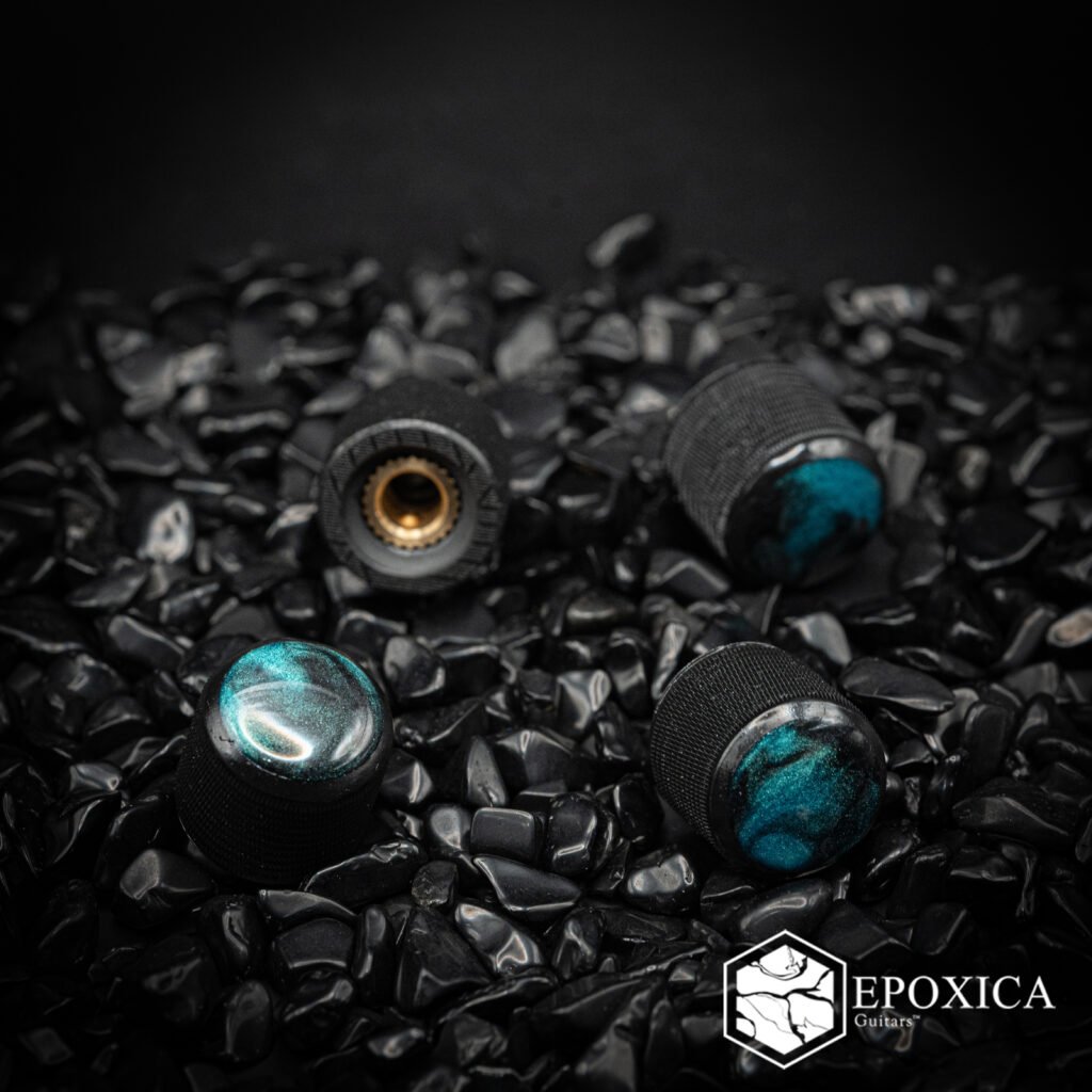 turquoise tide guitar knobs | coresight series