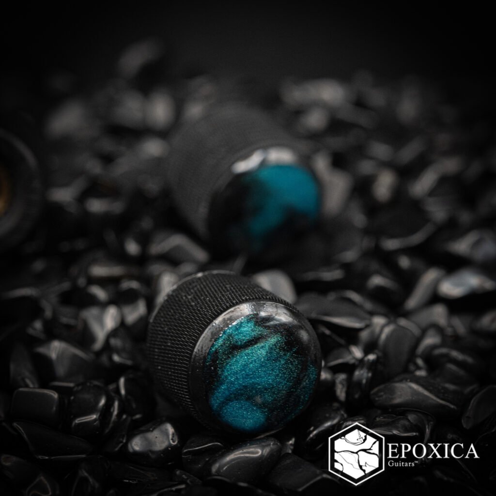 turquoise tide guitar knobs | coresight series