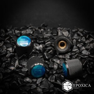 blue halo guitar knobs | coresight series