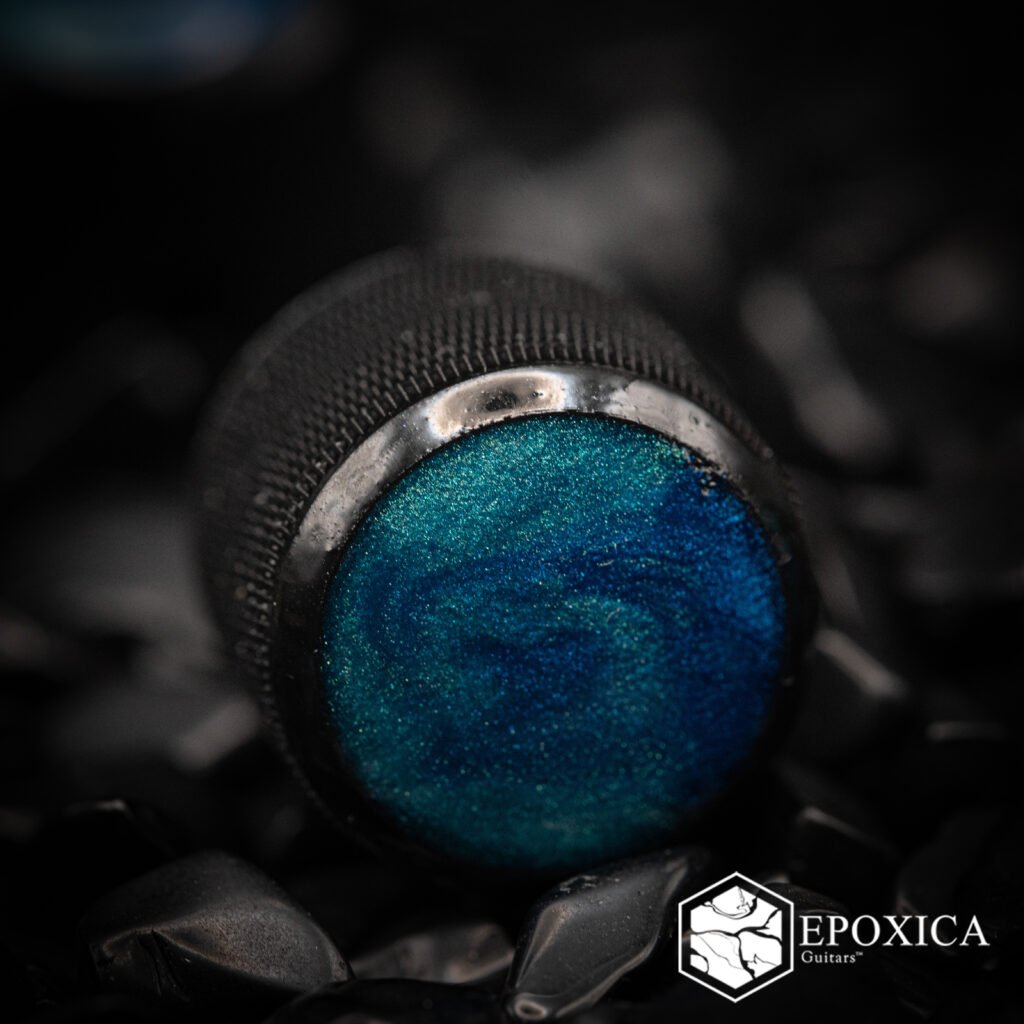 blue halo guitar knobs | coresight series
