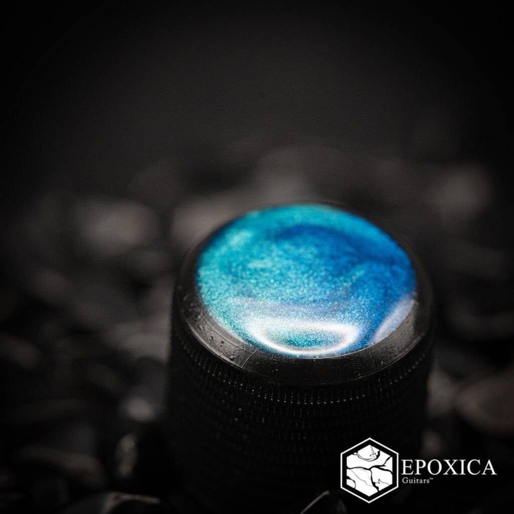blue halo guitar knobs | coresight series
