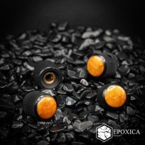 solar orange guitar knobs | coresight series