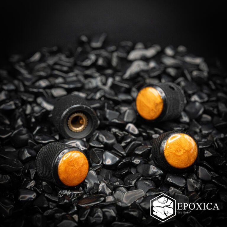solar orange guitar knobs | coresight series
