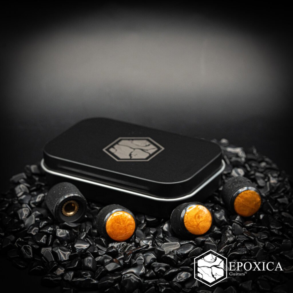 solar orange guitar knobs | coresight series