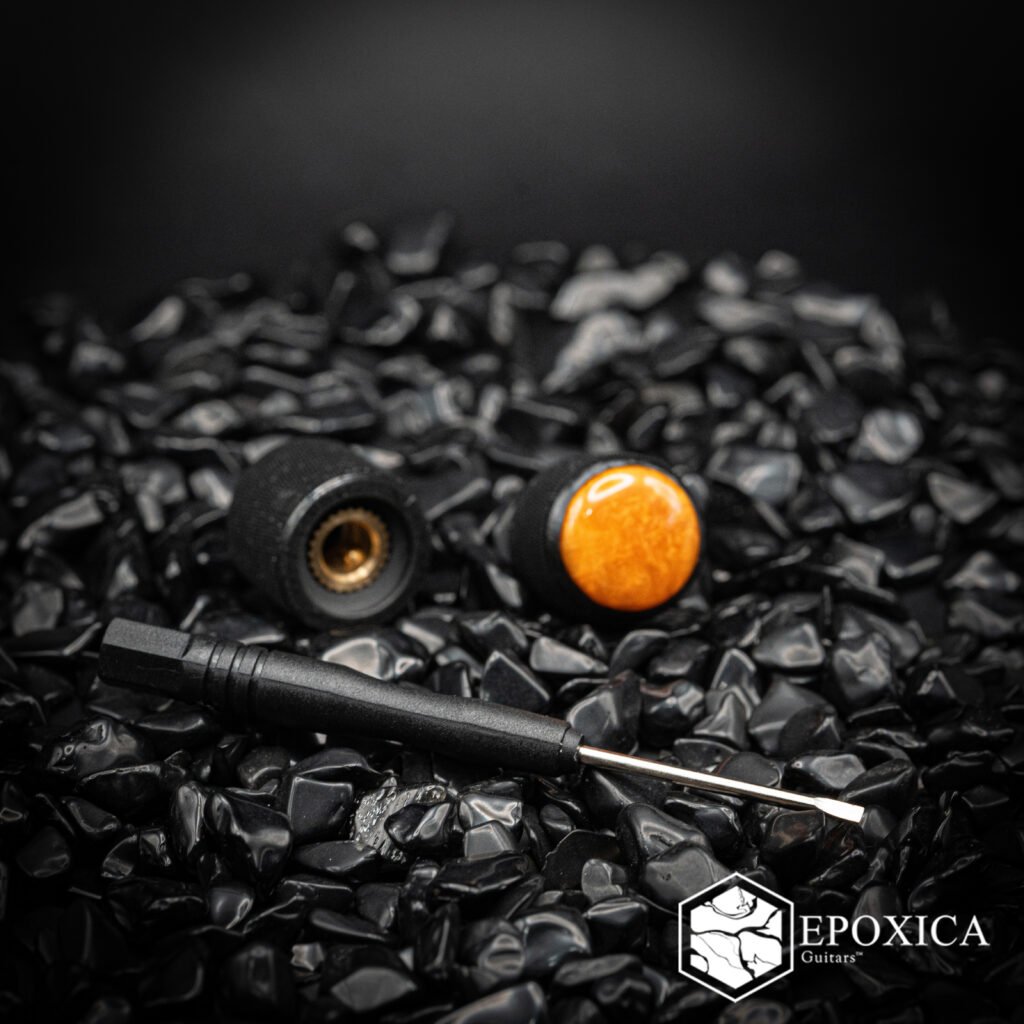 solar orange guitar knobs | coresight series