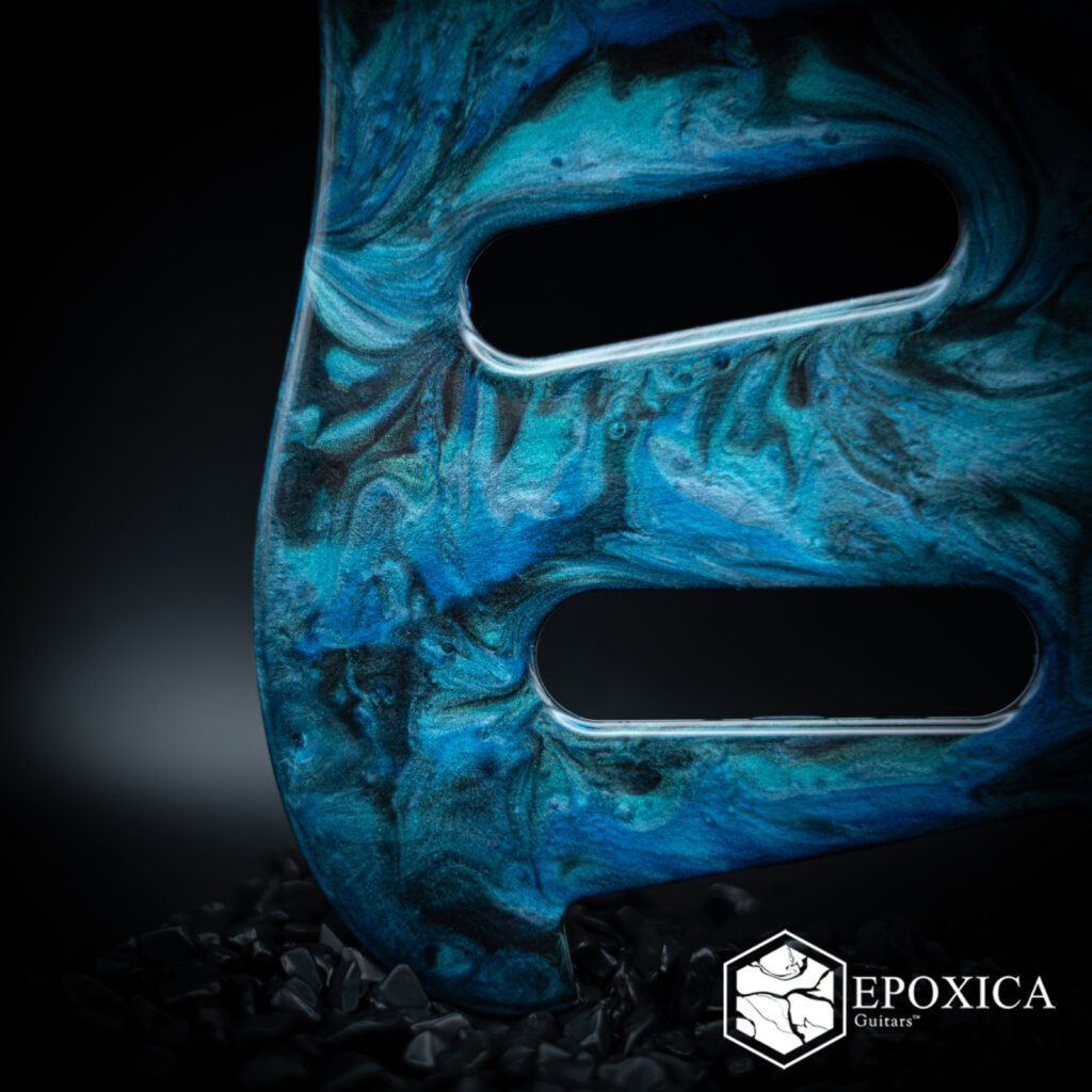 onyx tempest epoxy resin pickguard (copy)