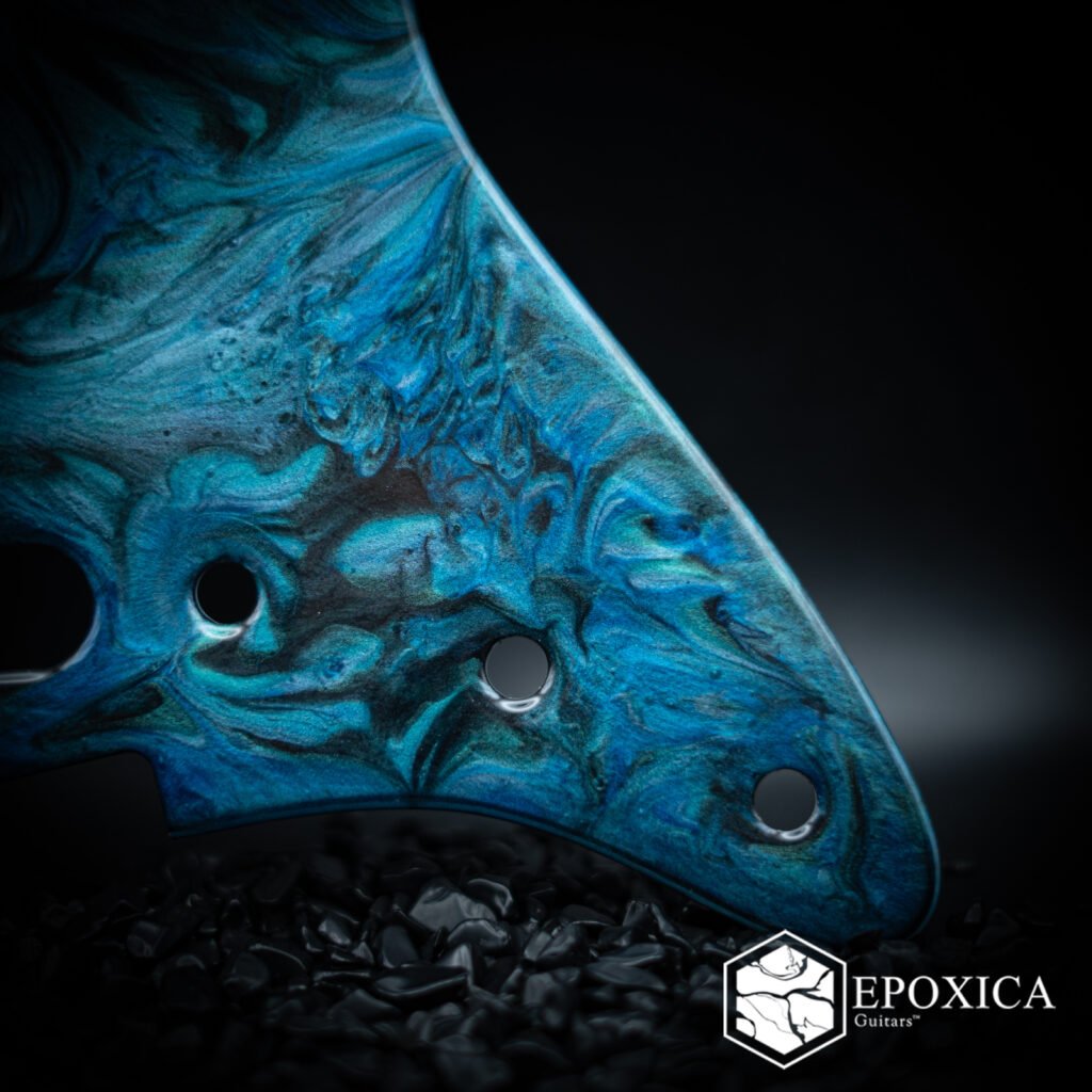onyx tempest epoxy resin pickguard (copy)