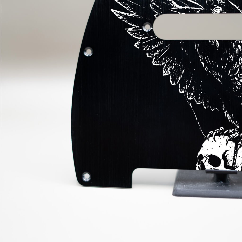 fallen grace metal telecaster pickguard