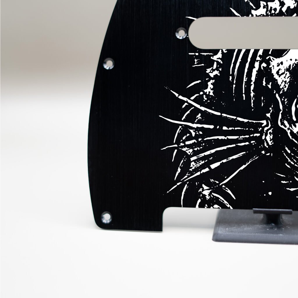 fallen grace metal telecaster pickguard