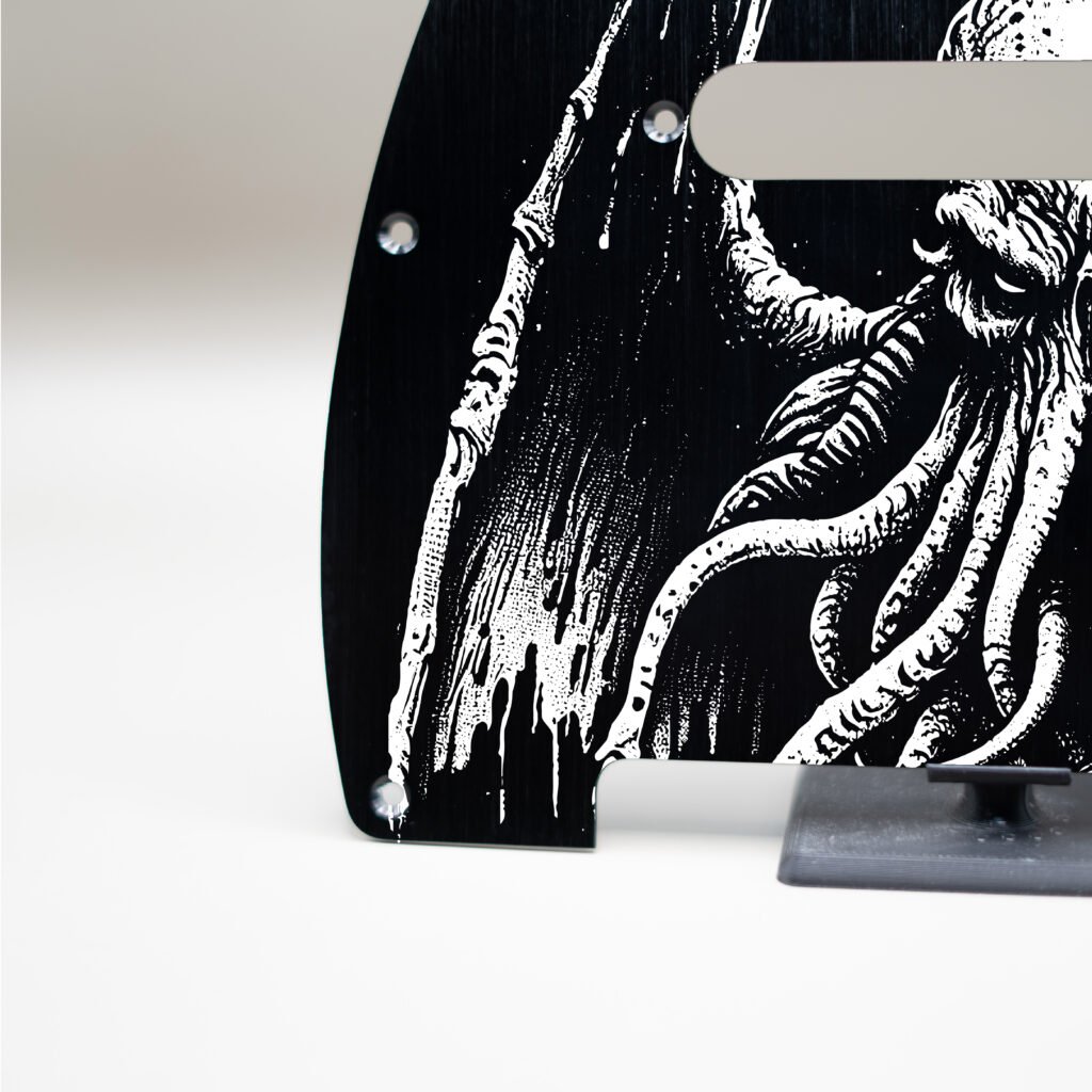 fallen grace metal telecaster pickguard