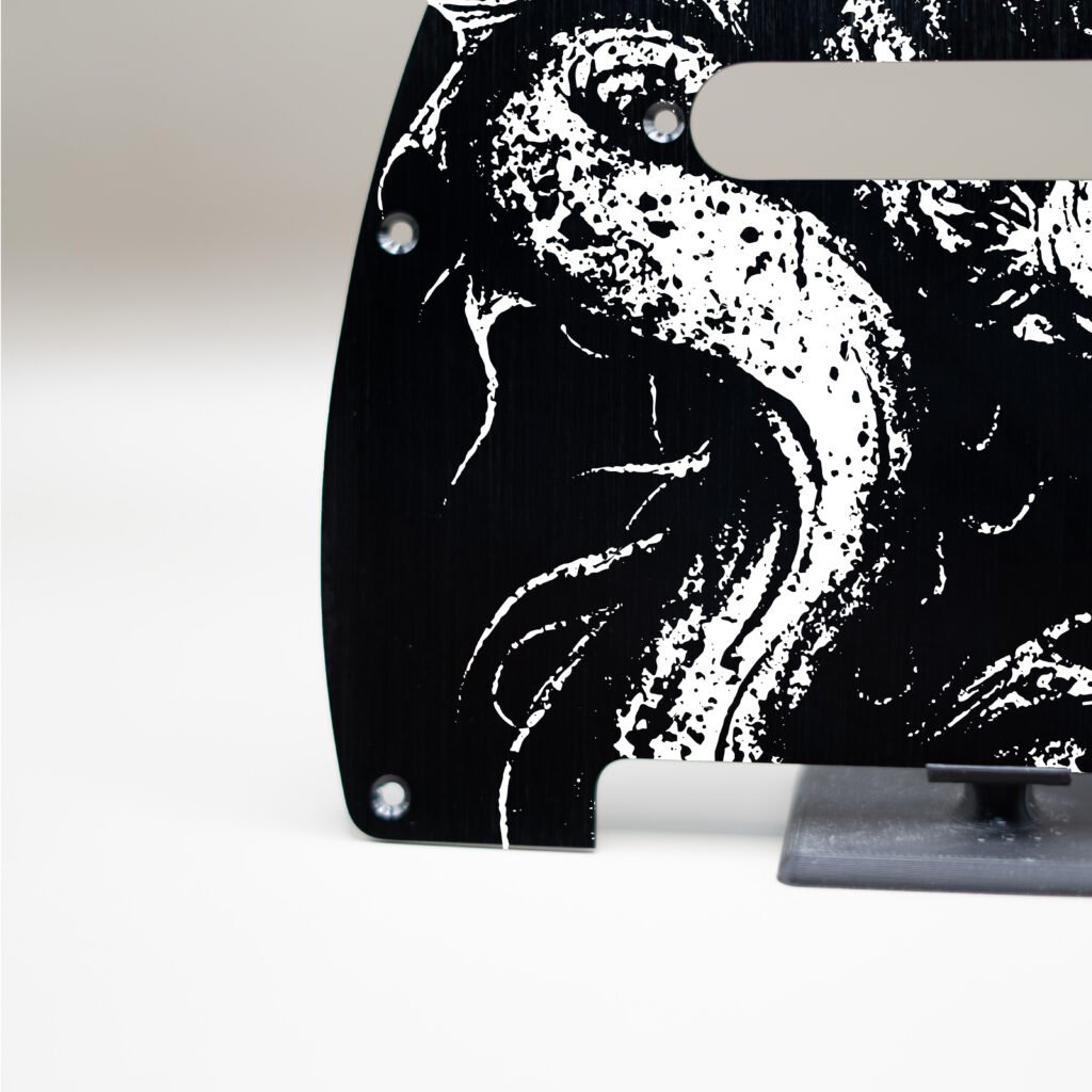 fallen grace metal telecaster pickguard