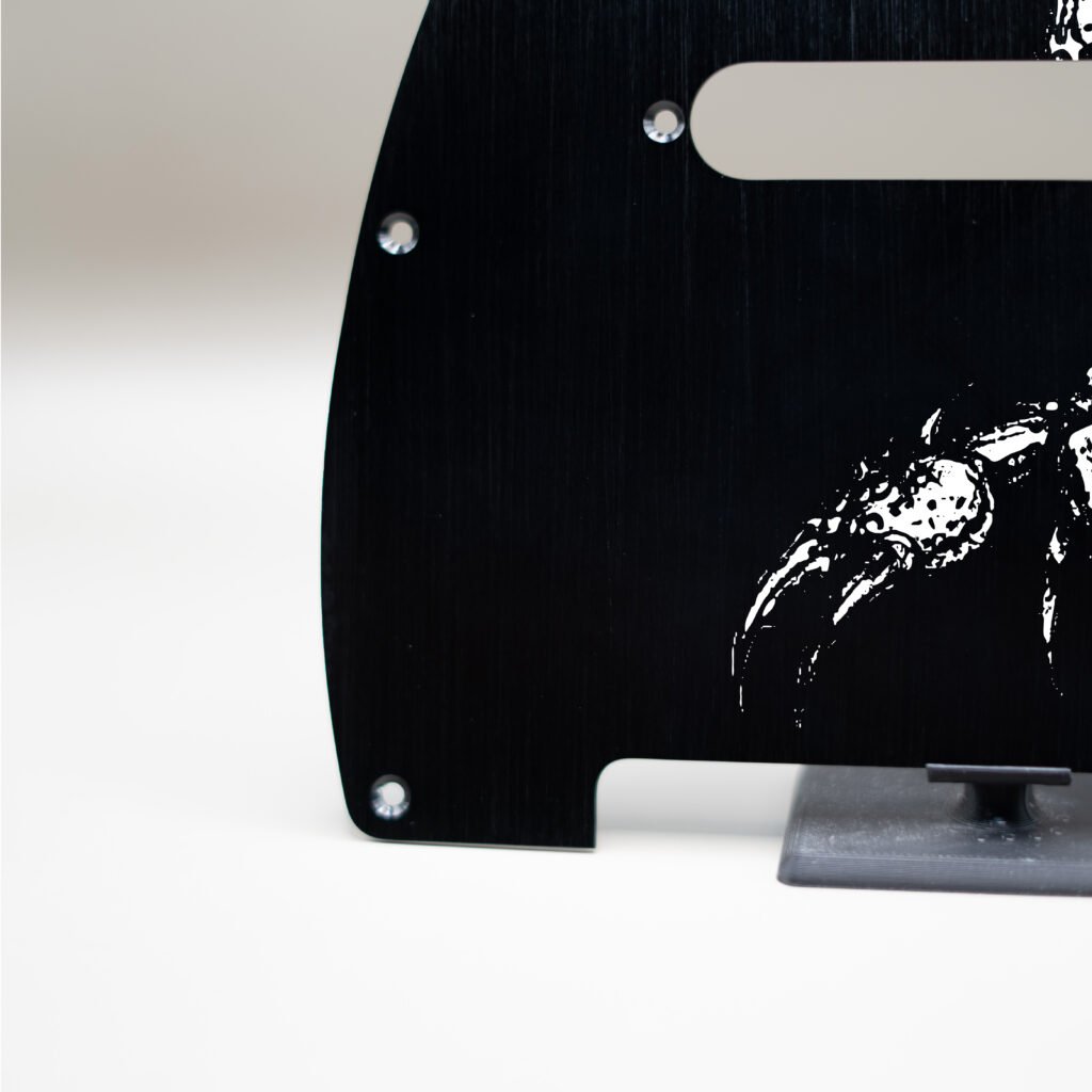 fallen grace metal telecaster pickguard