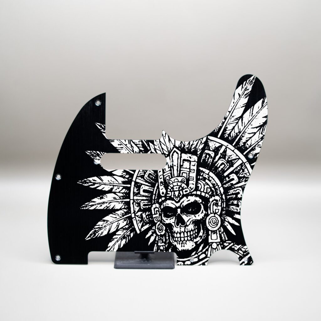 fallen grace metal telecaster pickguard