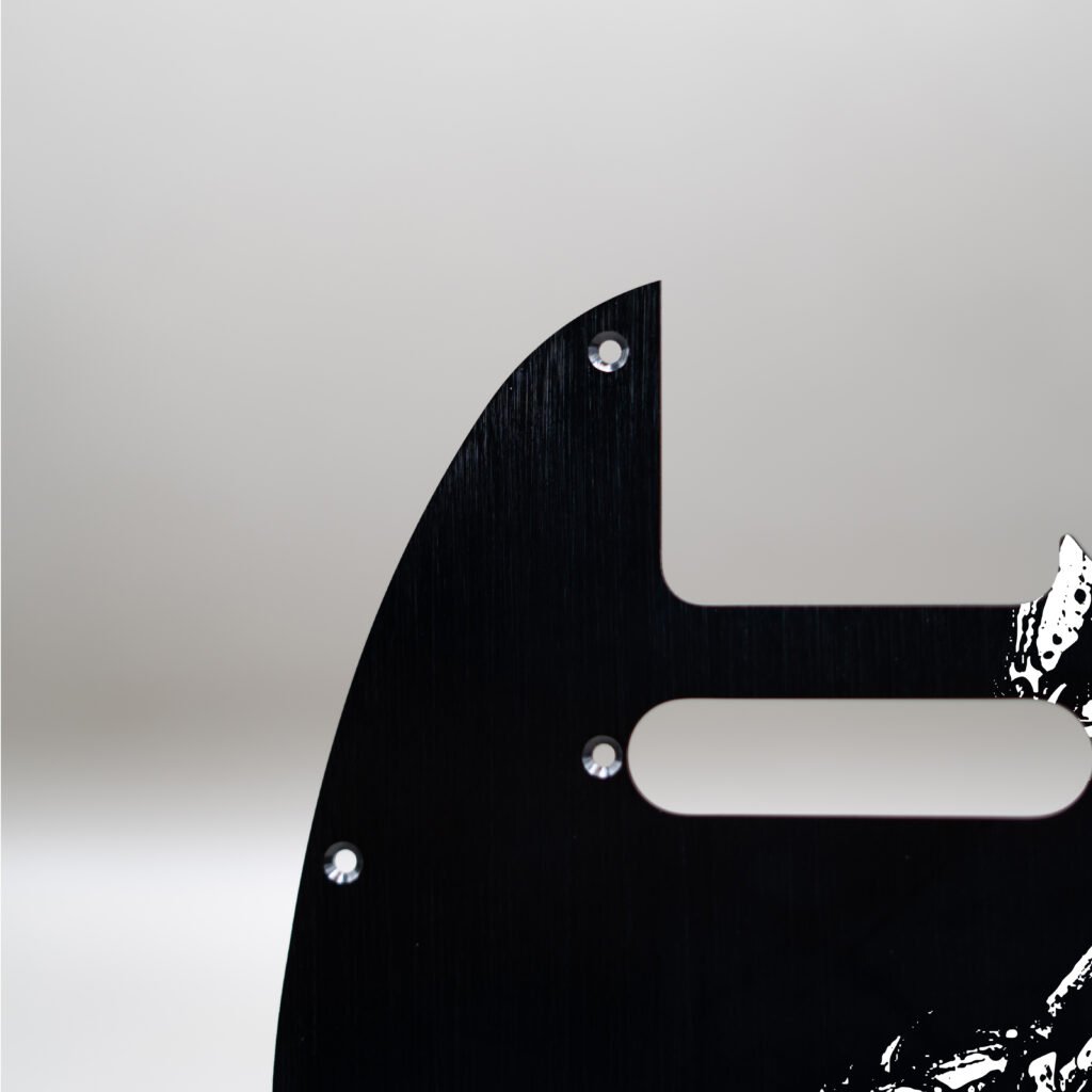 fallen grace metal telecaster pickguard