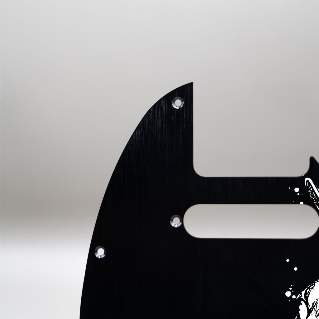 fallen grace metal telecaster pickguard