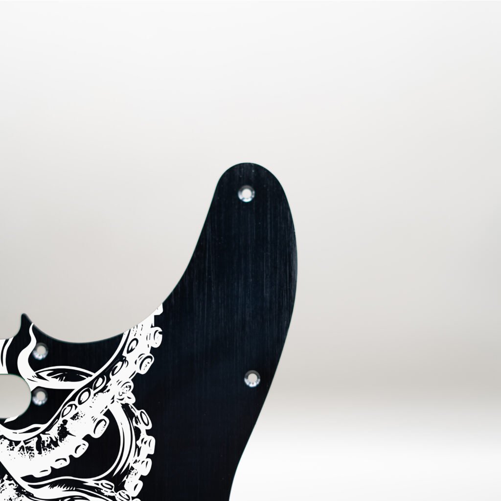 fallen grace metal telecaster pickguard