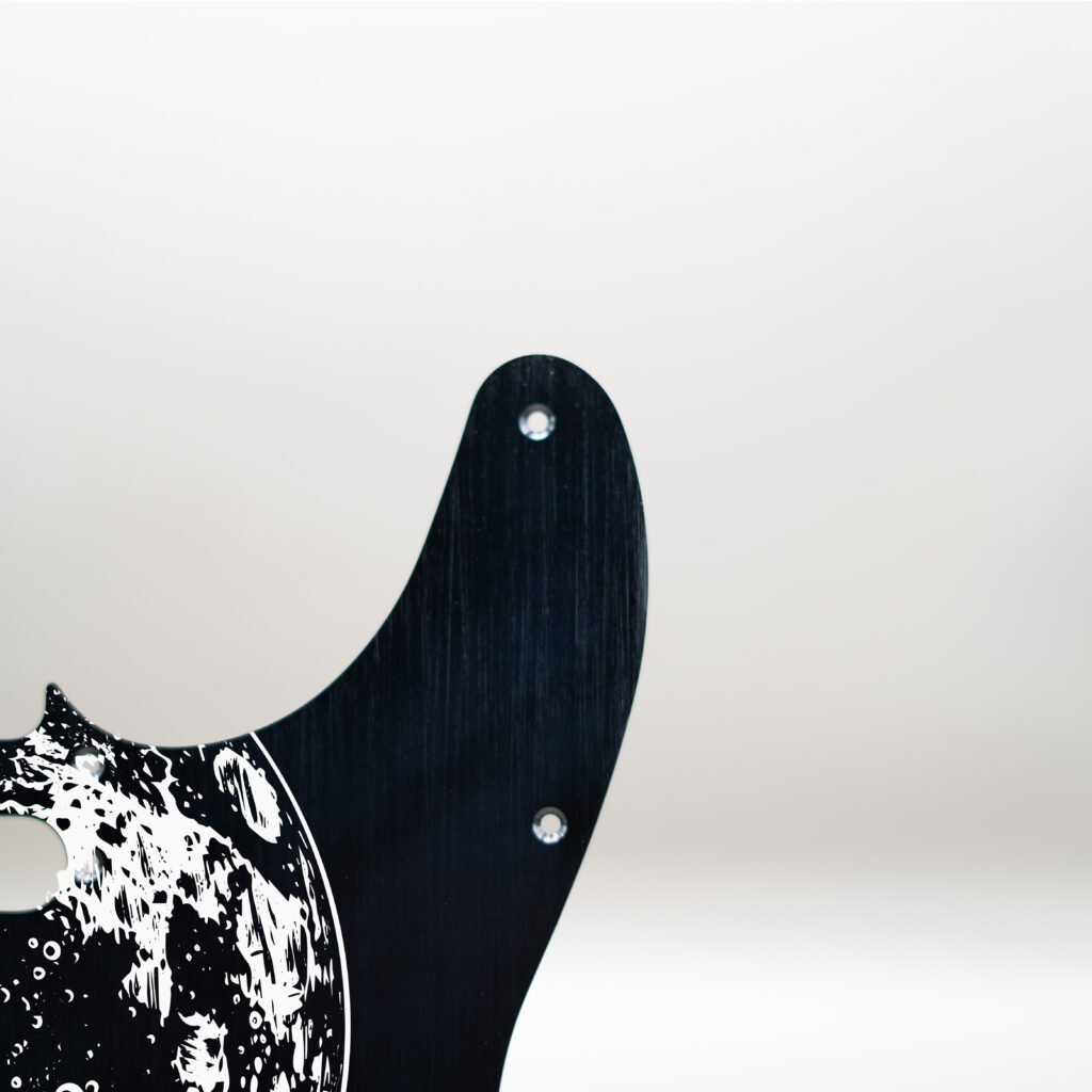 fallen grace metal telecaster pickguard