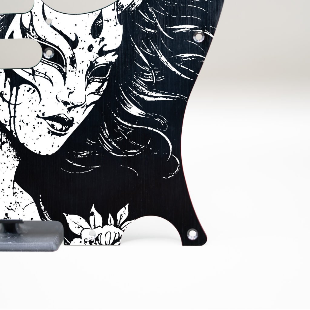fallen grace metal telecaster pickguard