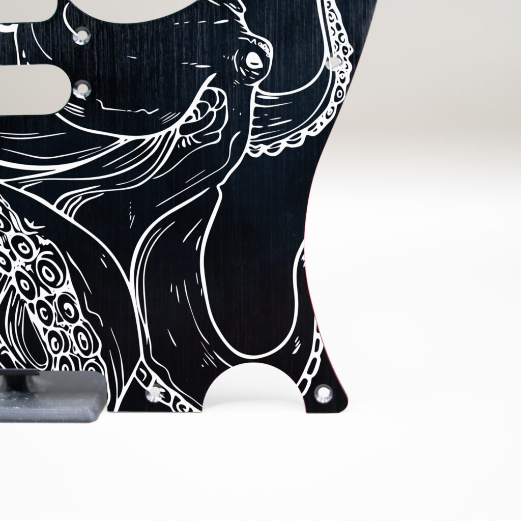 fallen grace metal telecaster pickguard