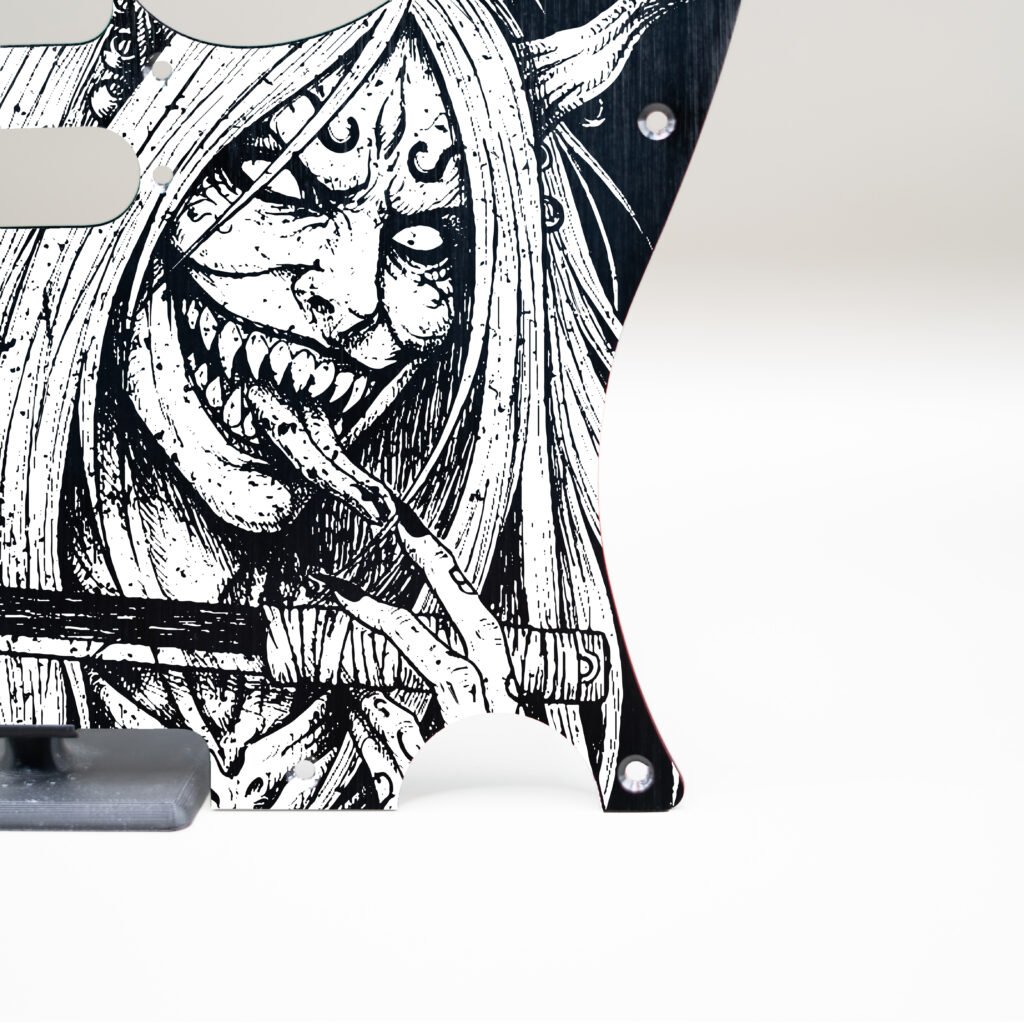 fallen grace metal telecaster pickguard
