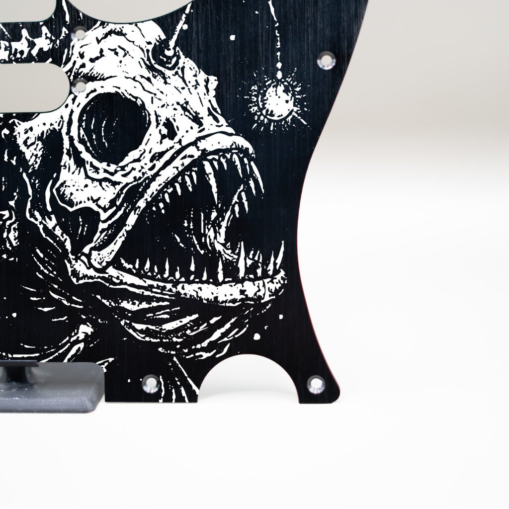 fallen grace metal telecaster pickguard
