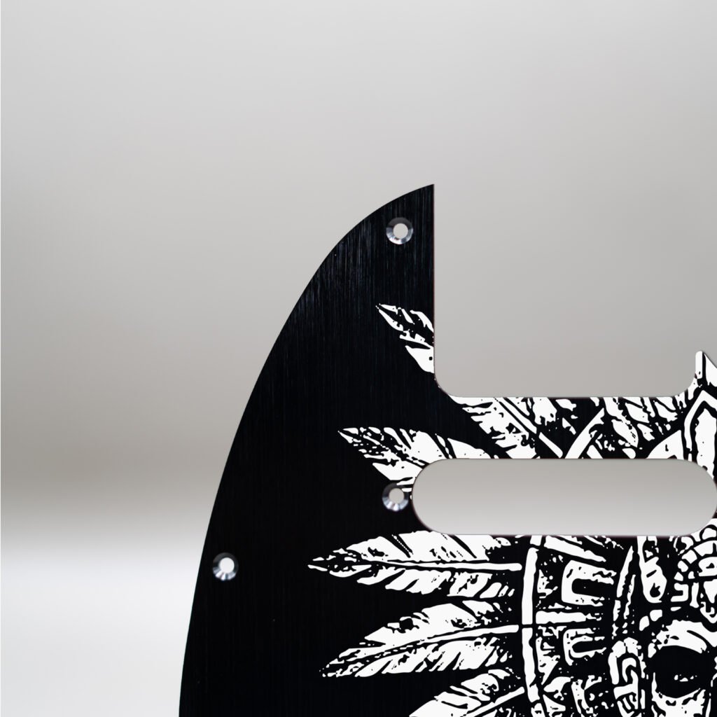fallen grace metal telecaster pickguard