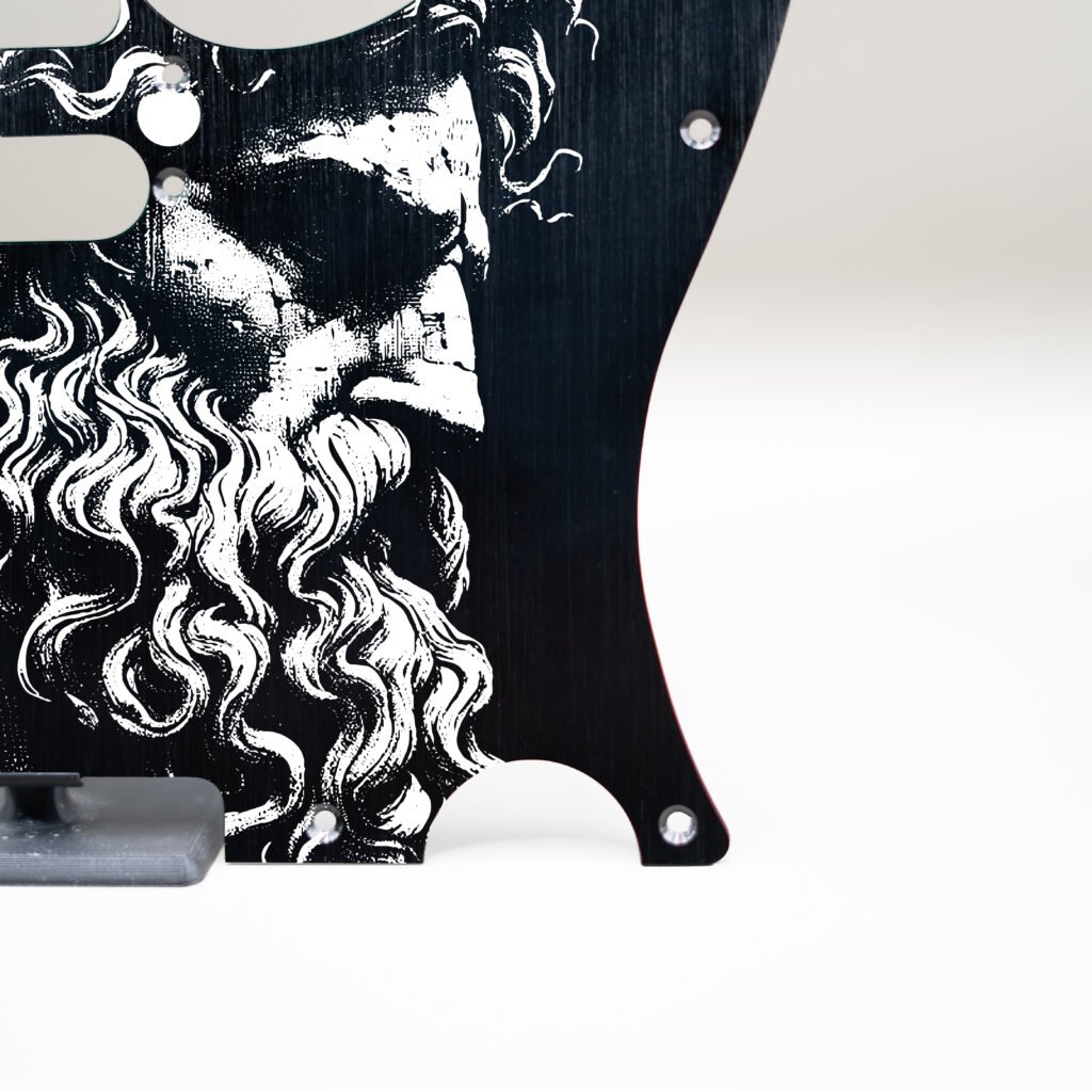 fallen grace metal telecaster pickguard