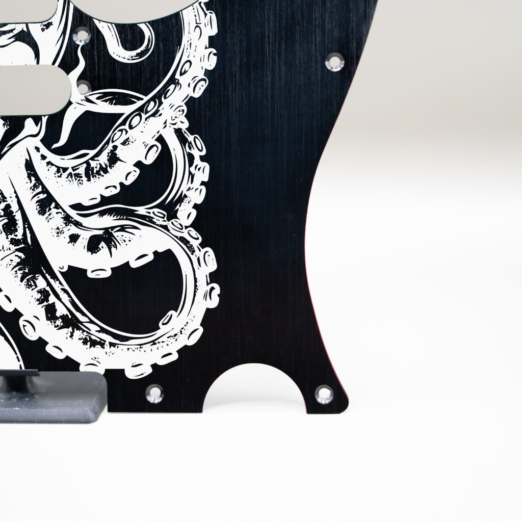fallen grace metal telecaster pickguard