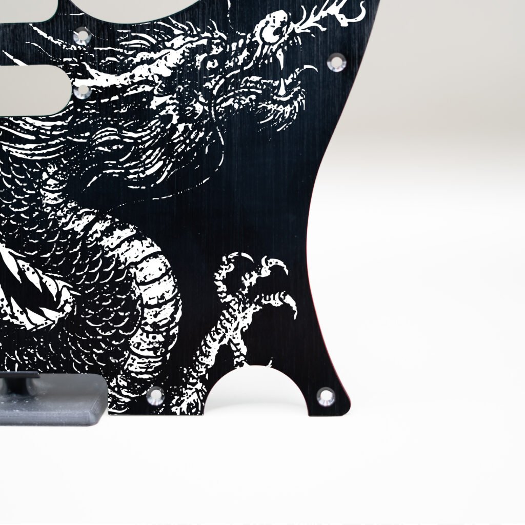 fallen grace metal telecaster pickguard