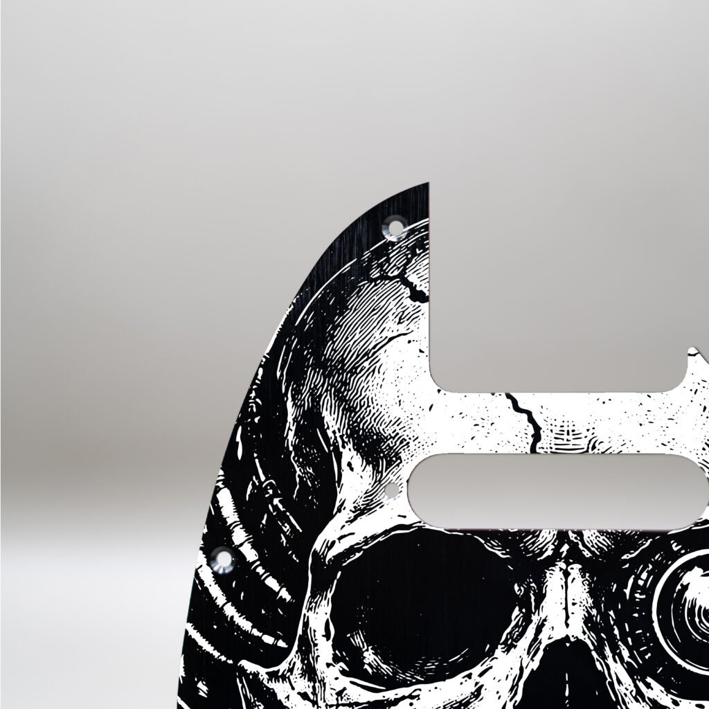 fallen grace metal telecaster pickguard