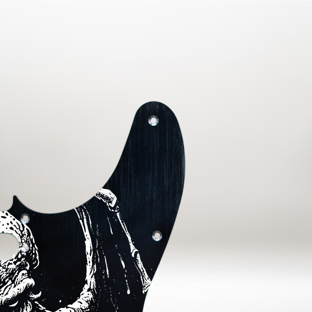 fallen grace metal telecaster pickguard